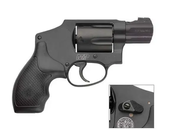 Smith & Wesson 103072 M&P 340 357 Mag 5 Round 1.88" Black Black Scandium Alloy Black Polymer No Internal Lock