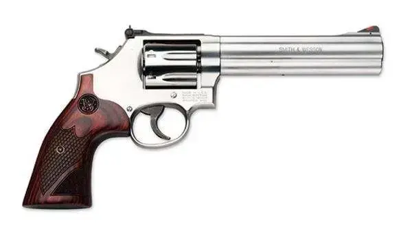 Smith & Wesson Model 686 Deluxe Revolver 357 Mag 6" Barrel 7 Rounds Adjustable Sights