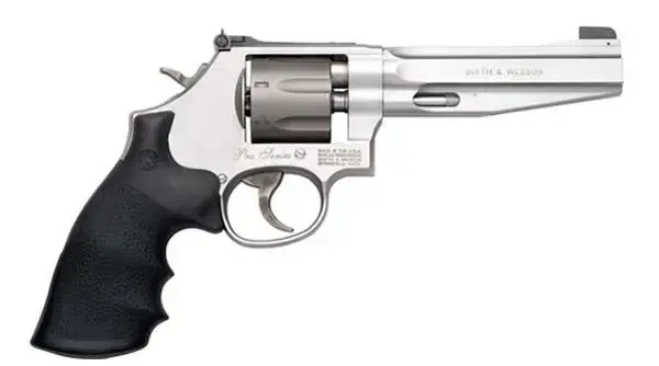 Smith & Wesson 178055 986 Performance Center 9mm Luger 7 Round 5" Stainless Steel Black Polymer