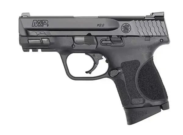 Smith & Wesson 12481 M&P M2.0 Sub-Compact 9mm Luger 3.60" 12+1 Black Armornite Black Interchangeable Backstrap Grip