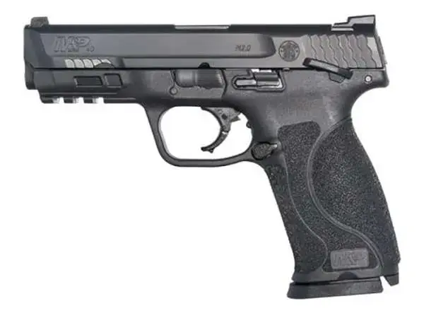 Smith & Wesson 11525 M&P M2.0 40 S&W 4.25" 15+1 Black Armornite Stainless Steel Black Interchangeable Backstrap Grip Ambidextrous Safety