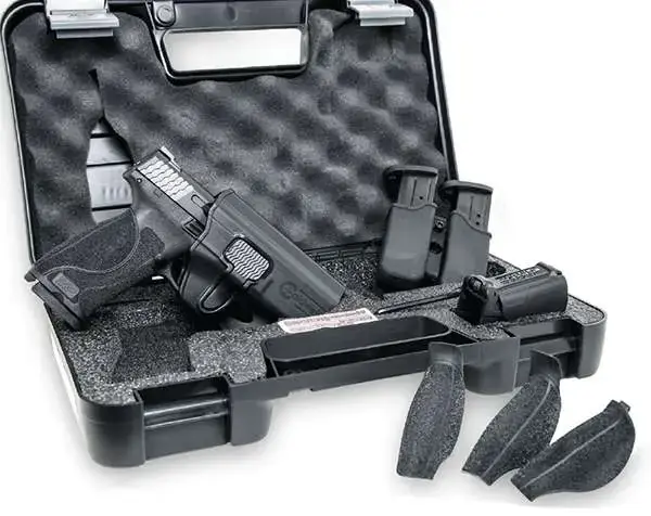 Smith & Wesson 11766 M&P M2.0 Carry and Range Kit 40 S&W 4.25" 15+1 Black Black Armornite Stainless Steel Black Interchangeable Backstrap Grip
