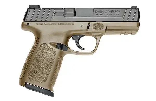 Smith & Wesson 11999 SD40 40 S&W 4" 14+1 Black Armornite Stainless Steel Slide Flat Dark Earth Polymer Grip