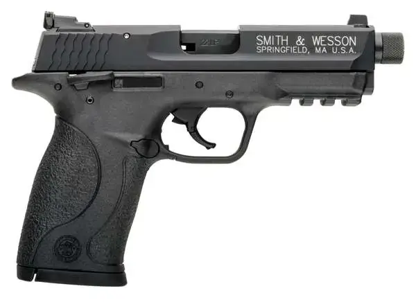 Smith & Wesson 10199 M&P Compact 22 LR 3.50" 10+1 Black Armornite Aluminum Black Polymer Grip Threaded Barrel