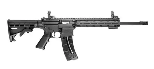 Smith & Wesson, M&P15-22, Semi-automatic, AR, 22LR, 16.5" Threaded Barrel, Black