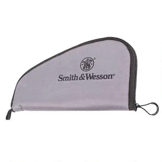 M&P Accessories 110019 Defender Handgun Case Medium Gray w/Black Trim Handgun Nylon