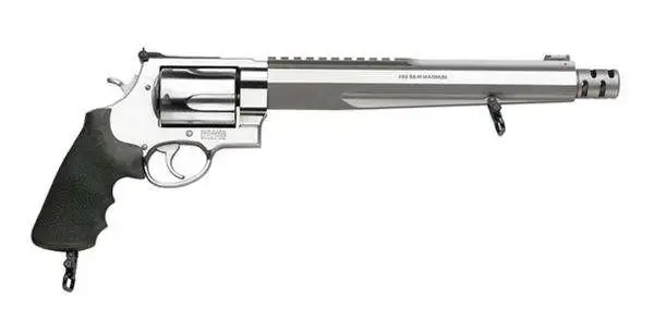 Smith & Wesson 170262 460 Performance Center XVR with Rail 460 S&W Mag 5 Round 10.50" Stainless Steel Black Polymer