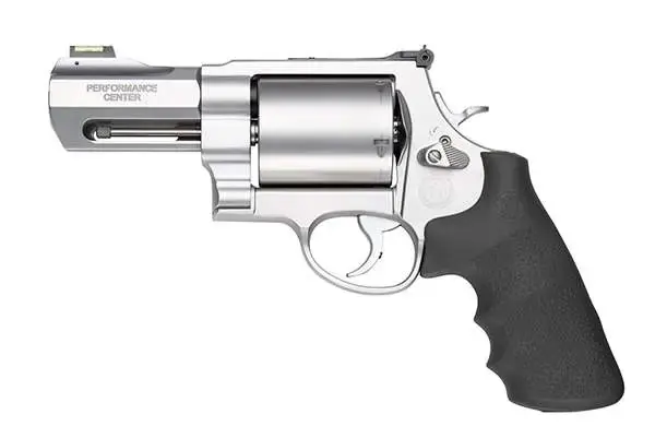Smith & Wesson 11623 500 Performance Center 500 S&W 5 Round 3.50" Stainless Steel Black Rubber Grip