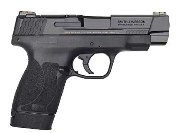 Smith & Wesson 11864 Performance Center Shield M2.0 45 ACP 4" 6+1 7+1 Black Black Polymer Grip Fiber Optic Sights
