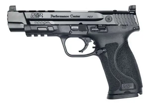 Smith & Wesson 11833 M&P Performance Center M2.0 9mm Luger 5" 17+1 NTS Matte Black Black Armornite Stainless Steel Ported Black Interchangeable Backstrap Grip C.O.R.E.