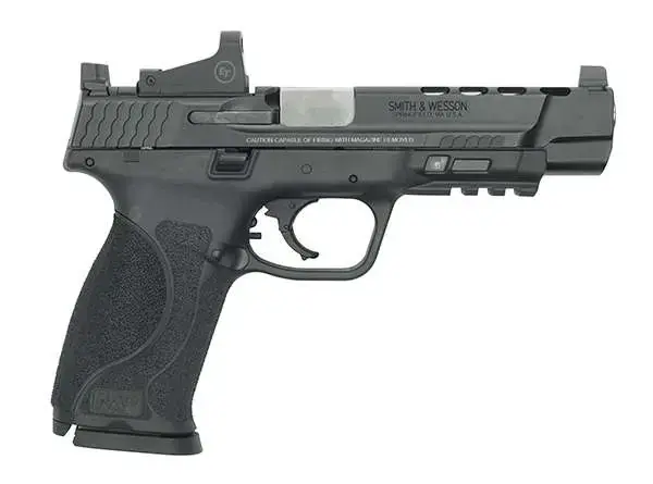 USED Smith & Wesson 12470 M&P Performance Center Red Dot 9mm Luger 5" Black Stainless Steel, Black Interchangeable Palmswell Grip