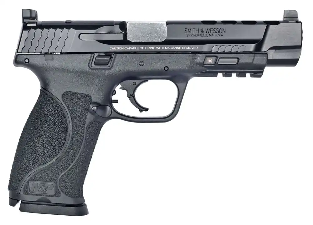 Smith & Wesson 11834 M&P Performance Center M2.0 40 S&W 5" NTS 15+1 Matte Black Black Armornite Stainless Steel Ported Black Interchangeable Backstrap Grip C.O.R.E.