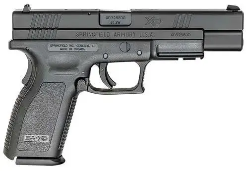 Springfield Armory XD9402 XD Service *CA Compliant 40 S&W 5" 10+1 Black Black Polymer Grip