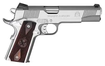 Springfield Armory PX9151LCA 1911 Loaded *CA Compliant 45 ACP 5" 7+1 Stainless Steel Cocobolo Grip