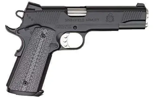 Springfield 1911 TRP *CA Compliant 45 ACP 5" 7+1 Black Armory Kote Black/Gray G10 Grip Night Sights