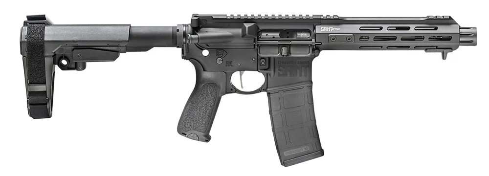 Springfield Armory STV975556B-SBAS Saint Victor 5.56x45mm NATO 7.50" 30+1 Black Hard Coat Anodized 5 Position SBA3 Brace Stock
