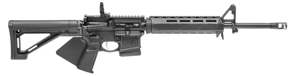 Springfield Armory ST916556MACAS Saint *CA Compliant 5.56x45mm NATO 16" 10+1 Black Hard Coat Anodized Fixed Magpul MOE Stock