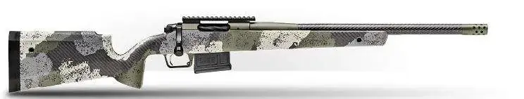 Springfield Armory BAW920308CFG 2020 WayPoint 308 Win,7.62x51mm NATO 5+1 20" CF Evergreen Camo Hybrid Profile w/M-LOK Stock Mil-Spec Green Cerakote Right Hand