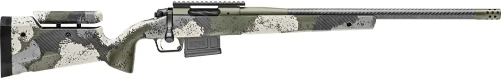 Springfield Armory BAW92265CMCFGA 2020 WayPoint 6.5 Creedmoor 5+1 22" CF Evergreen Camo Hybrid Profile w/Adj Cheek Comb & M-LOK Stock Mil-Spec Green Cerakote Right Hand