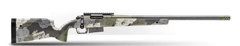 Springfield Armory BAW92465PRCCFG 2020 WayPoint 6.5 PRC 3+1 24" CF Evergreen Camo Hybrid Profile w/M-LOK Stock Mil-Spec Green Cerakote Right Hand