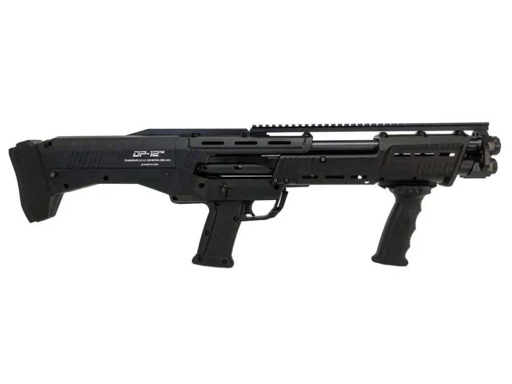 Standard Manufacturing Company, DP-12, Pump, 12Gauge, 3" Chamber, 18.875" Double
