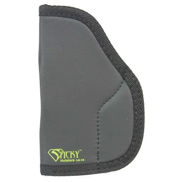 Sticky Holsters LG1S LG-1S 1911 3-4" Latex Free Synthetic Rubber Black w/Green Logo