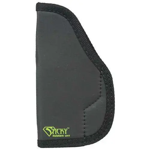 Sticky Holsters LG3 LG-3 Fits Glocks up to 4.75" Latex Free Synthetic Rubber Black w/Green Logo