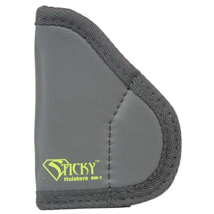 Sticky Holsters SM1 SM-1 Micro Handgun Up to 2.5" Latex Free Synthetic Rubber Black w/Green Logo