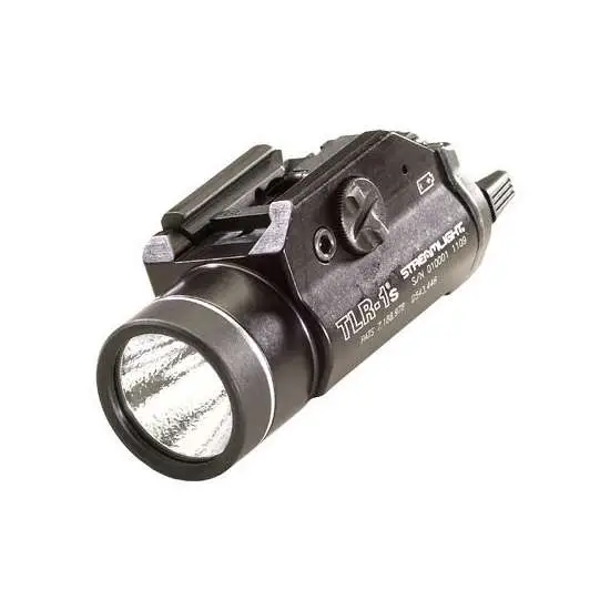 Streamlight 69210 TLR-1s Weapon Light White LED 300 Lumens Black Anodized Aluminum