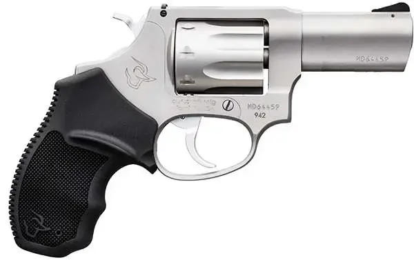 Taurus 2942039 942 22 LR 8 Round 3" Matte Stainless Black Rubber Grip