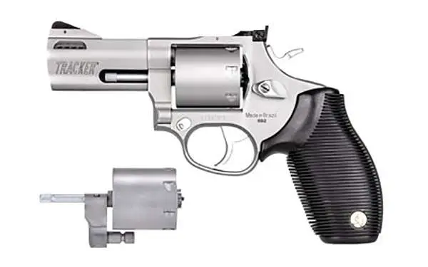 Taurus 2692039 692 38 Special,357 Mag,9mm 7 Round 3" Matte Stainless Steel, Black Ribber Grip