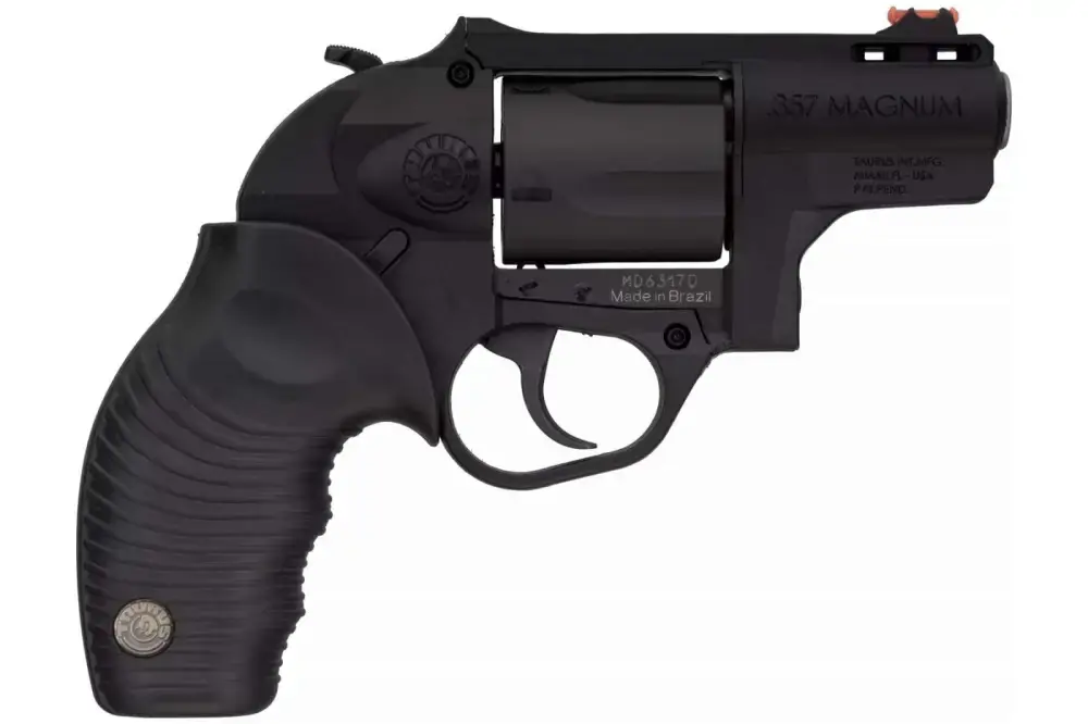 Taurus 2605021PLY 605 357RemMag 2" 5rd Hard Rubber Grip Poly Frame Blued