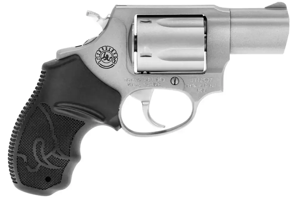 Taurus 2605029 605 Standard Single/Double 357 Magnum 2" 5 Black Rubber Stainless