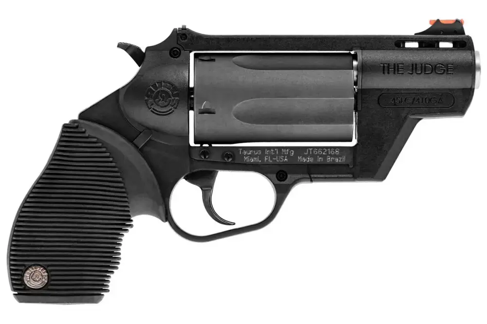 Taurus 2441021PFS Judge Public Defender 45 Colt (LC)/410 Gauge 5 2" Blued Frame Black Polymer Grip Fiber Optic Front Sight