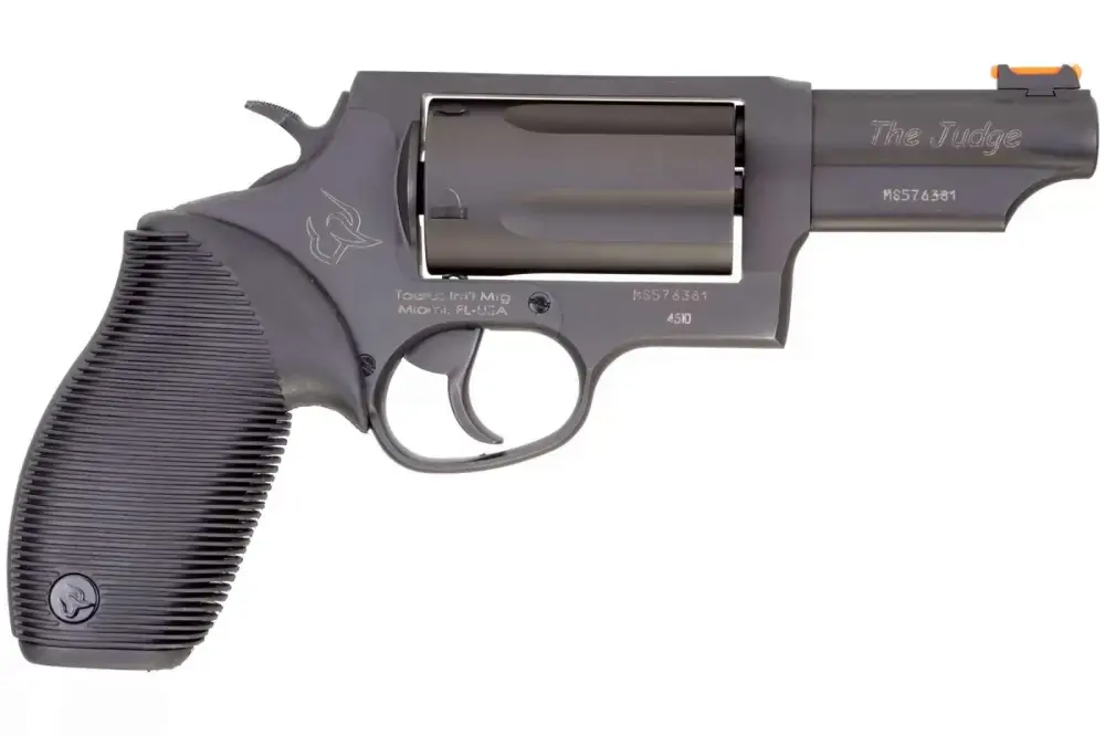 Taurus 2441031T Judge 45 Colt/410 Gauge 5rd 3" Black Matte Oxide Black Ribber Grip Fiber Optic Front Sight