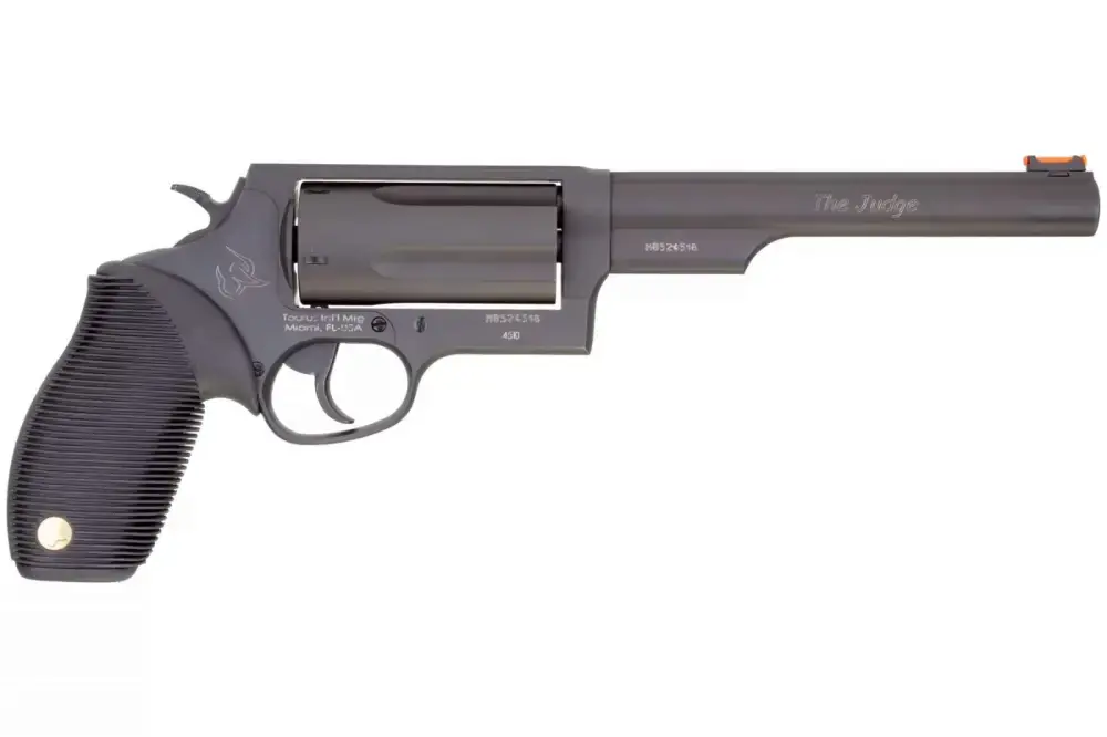 Taurus 2441061MAG Judge Magnum 45 Colt (LC)/410 6.50" 5 Round Black Rubber Grip Black