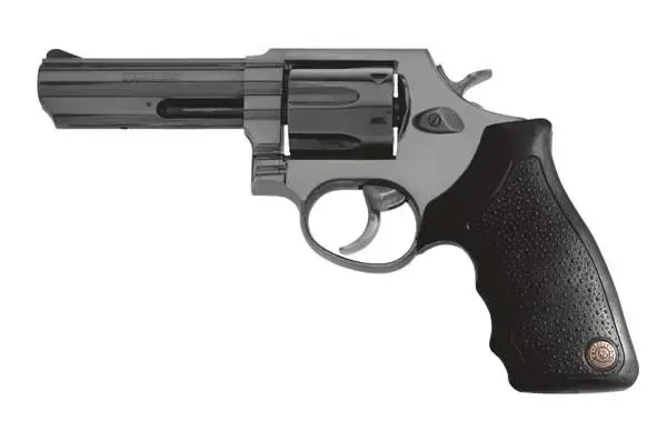 Taurus 2820041 82 Medium Frame 38 Special 4" 6rd Fixed Sight Syn Grip Blued