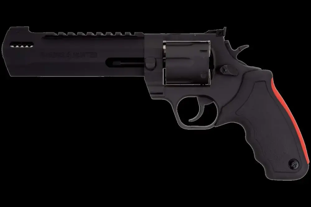 Taurus 2440061RH Raging Hunter 44 Rem Mag 6 Round 6.75" Black Aluminum Black Rubber Cushion Insert Grip
