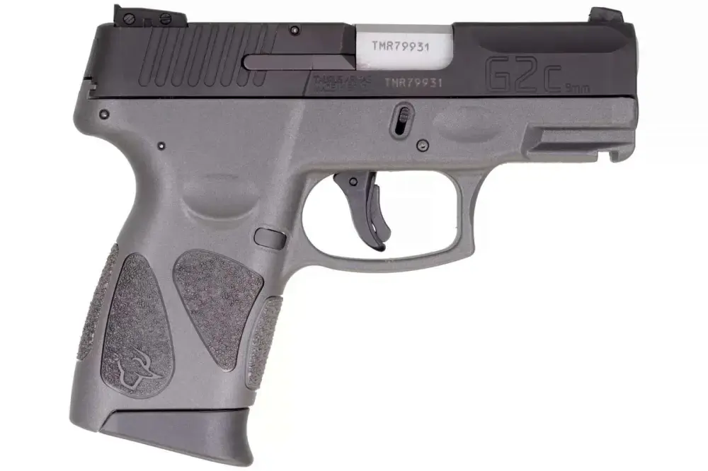 Taurus 1G2C93112G 111 G2C 9mm Luger Single/Double Action 3.2" Barrel 12+1 Capacity Gray Polymer Grip Black Slide