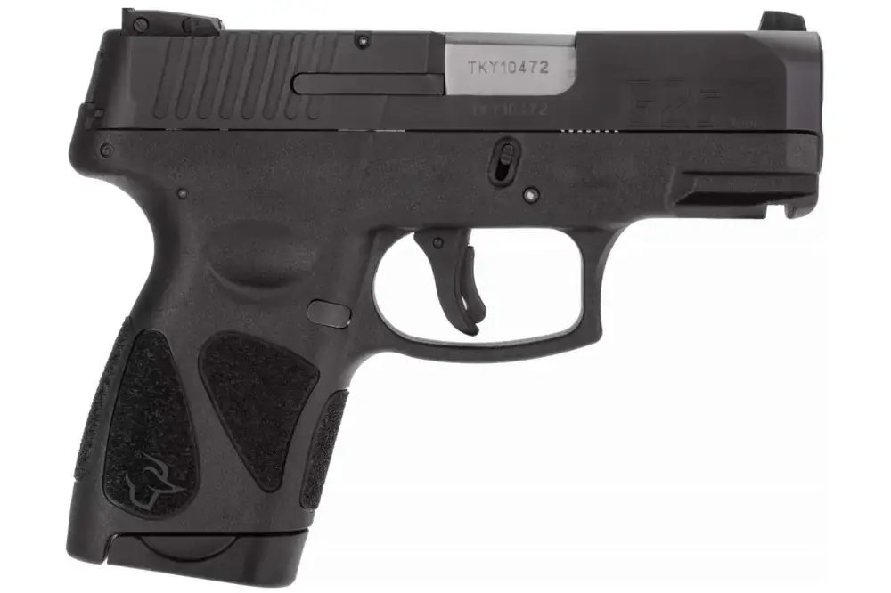 Taurus 1G2S931 G2S 9mm Luger 3.25" 7+1 Black Black Polymer Grip