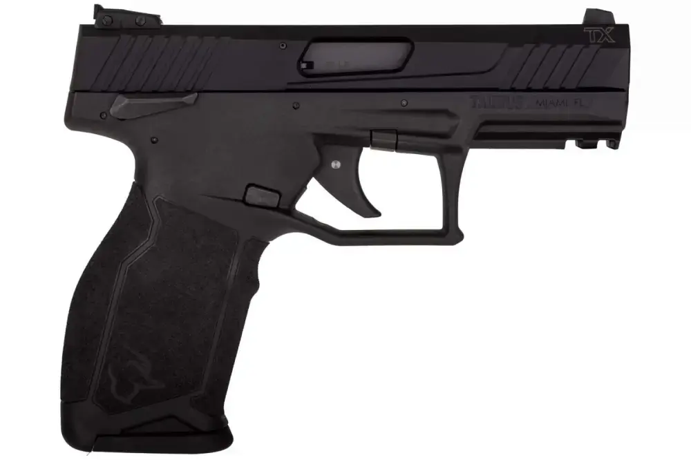 Taurus 1TX2214110 TX22 22 LR 4.10" 10+1 MS Black Anodized Aluminum Slide Ergonomic Black Polymer Grip