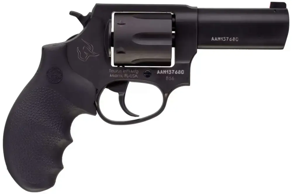 Taurus 285631NS 856 Defender 38 Spl +P 6 Round 3" Black Black Stainless Steel Slide Black Hogue Rubber Grip