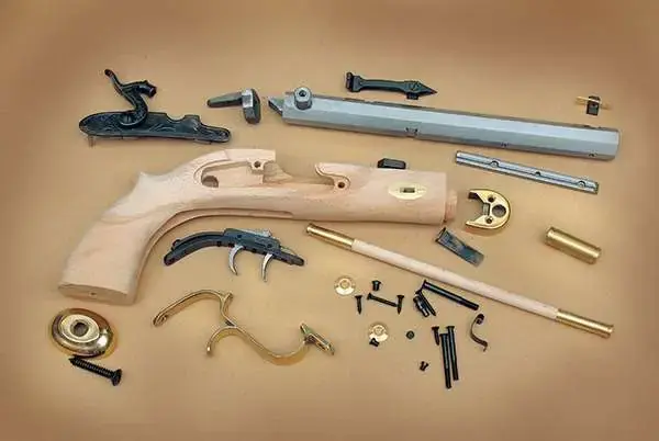 Traditions KPC51002 Trapper Pistol Kit .50 Caliber 9.75" Barrel Prim/Blade Wood