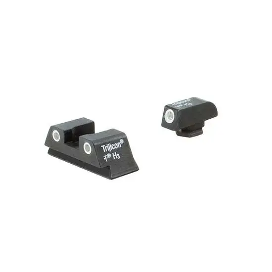 Trijicon 600777 Bright & Tough Night Sights Fits Glock 42/43 Tritium Green w/White Outline Front Tritium Green w/White Outline Rear