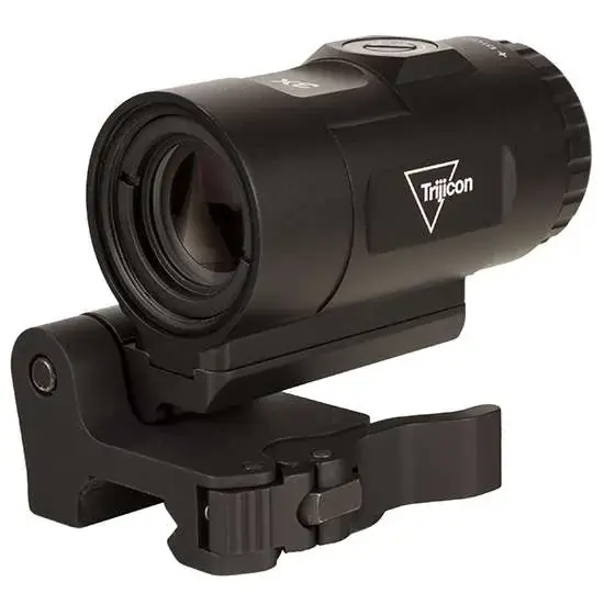 Trijicon 2600001 MRO HD Magnifier 1x 25mm Black Adjustable Height Quick Release FTS