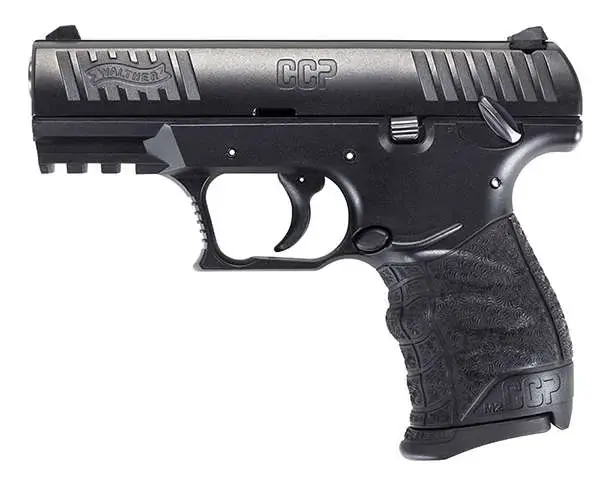 Walther Arms 5082500 CCP M2 380 ACP 3.54" 8+1 Black Cerakote Black Polymer