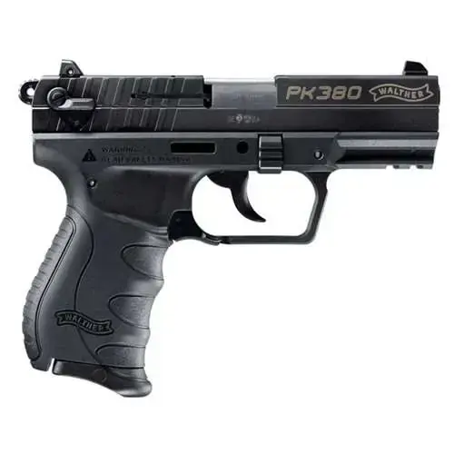 Walther Arms 5050308 PK380 380 ACP 3.66" 8+1 Black Black Polymer Grip