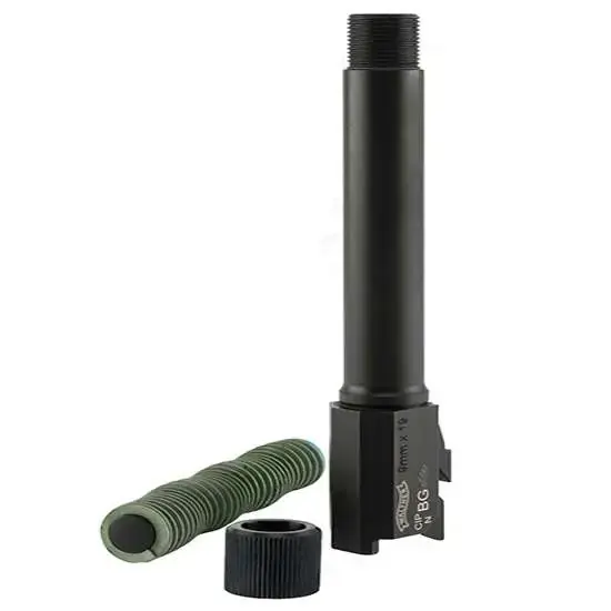 Walther Arms 281329710 PPQ M2 Barrel Kit Threaded 9mm Luger 4.60" Black Steel