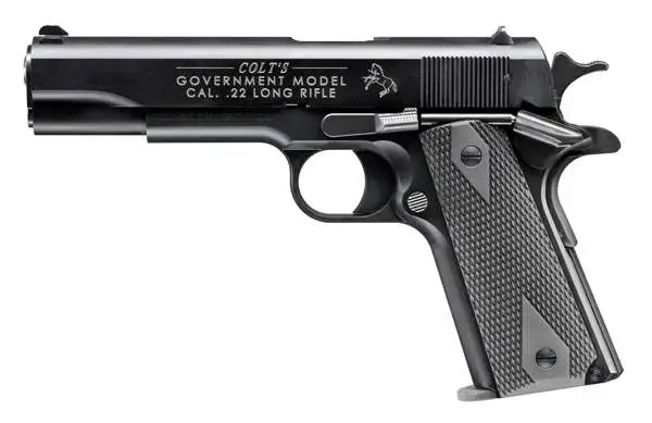 Walther Arms 5170304 1911 Colt Government A1 22 LR 5" 12+1 Black Black Polymer Grip