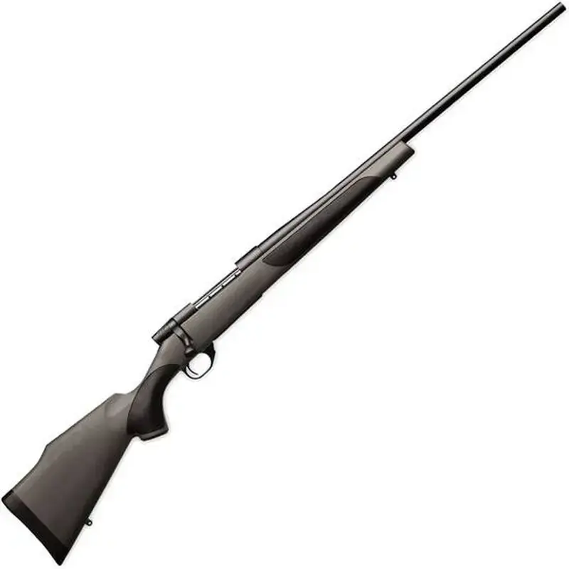 Weatherby Vanguard 223 Rem 5+1 24" Gray w/Black Panels Fixed Monte Carlo Griptonite Stock Matte Blued Right Hand